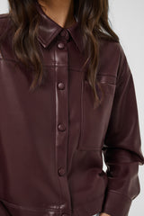 BLOUSE Cuirette Fudge