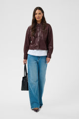 BLOUSE Cuirette Fudge