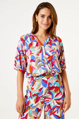 BLOUSE colorée Garcia