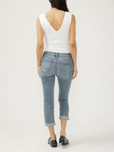 JEANS Elyse Capri Silver