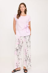 TOP noué a la taille Pistache