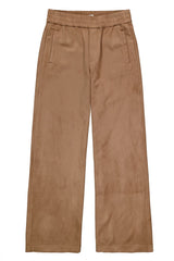 PANTALONS en suédine