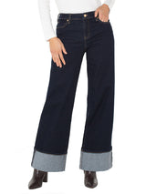 JEANS Morgan jambe large avec rebord Liverpool