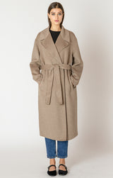 Manteau de lainage Black tape