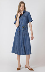 ROBE boutonnée BLACK TAPE