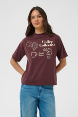 T-shirt croissant et café