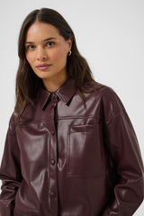BLOUSE Cuirette Fudge