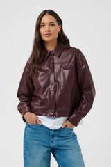BLOUSE Cuirette Fudge