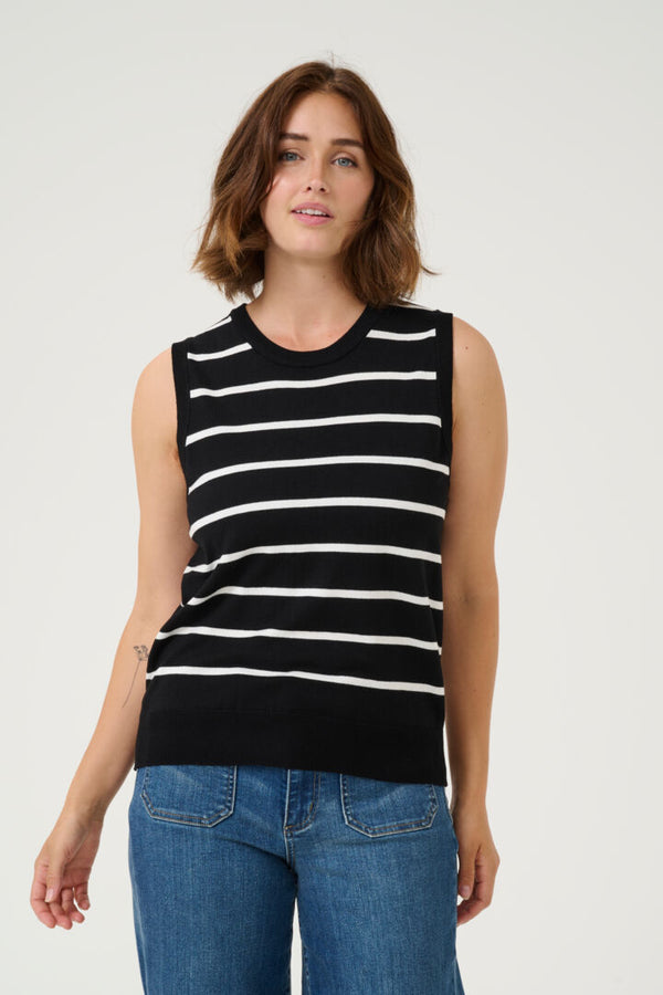 Camisole Rayé Lizza Kaffe