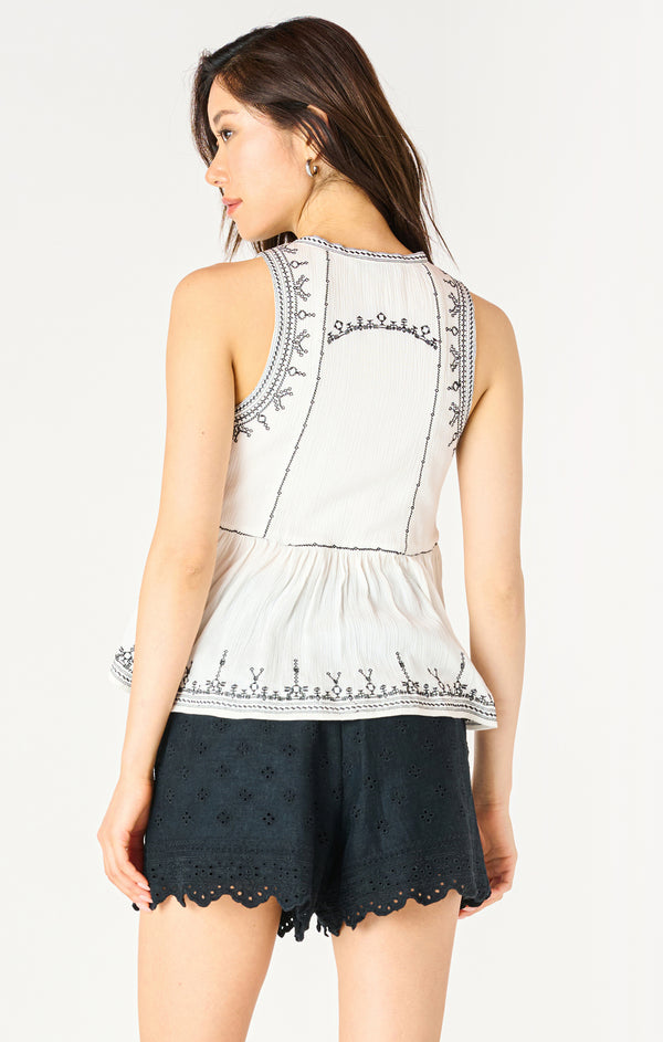 BLOUSE sans manche Dex