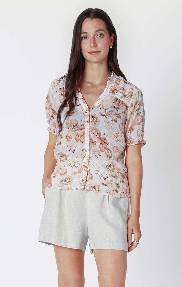 BLOUSE florale Black Tape