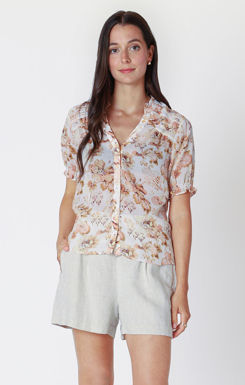 BLOUSE florale Black Tape