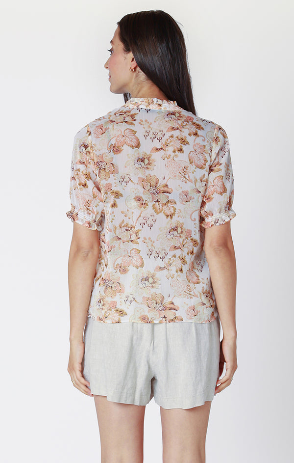BLOUSE florale Black Tape