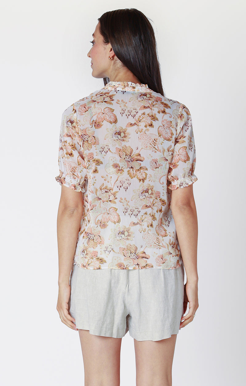 BLOUSE florale Black Tape