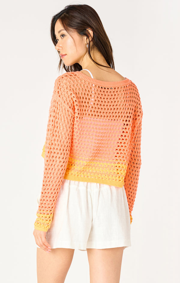 CHANDAIL tricot ajouré Dex