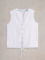 BLOUSE TULIP White Stuff