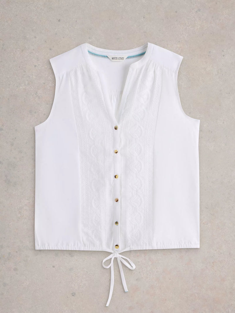 BLOUSE TULIP White Stuff