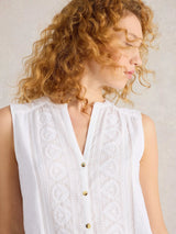 BLOUSE TULIP White Stuff