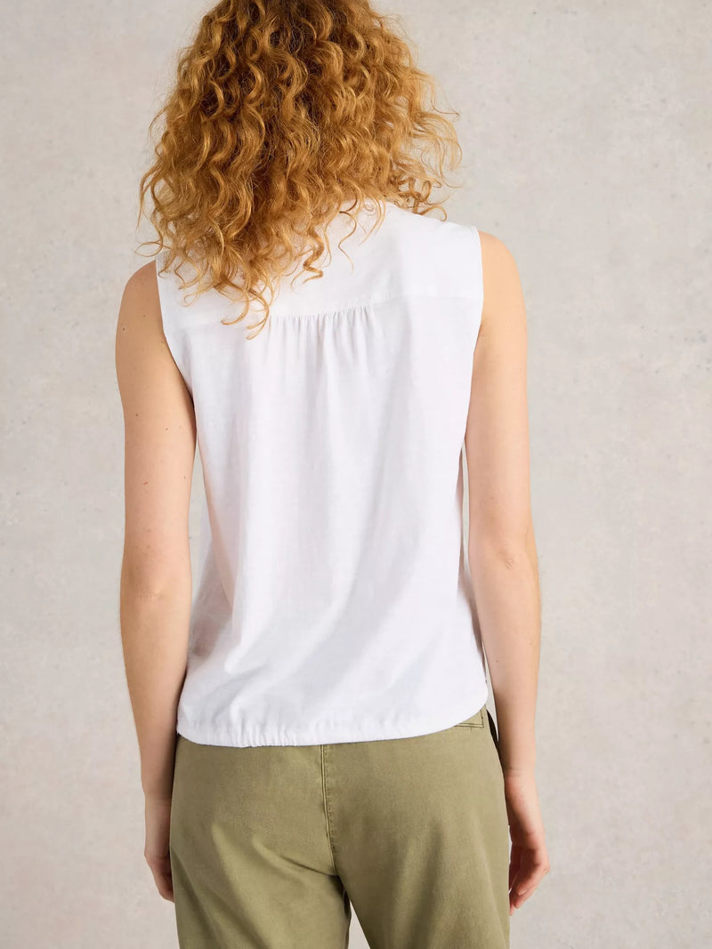 BLOUSE TULIP White Stuff