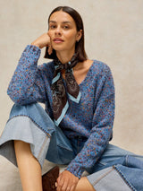 CHANDAIL TEXTURE V NECK