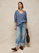 CHANDAIL TEXTURE V NECK