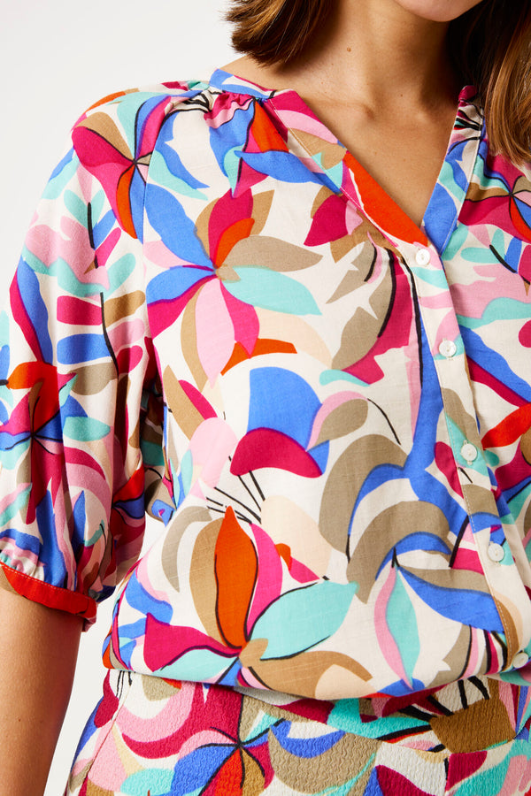 BLOUSE colorée Garcia