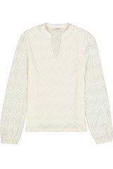 BLOUSE dentelle extensible Garcia