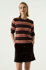 CHANDAIL Tricot léger rayé