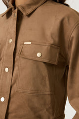 JACKET en suédine