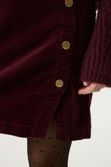 JUPE  velours cotelé