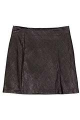 JUPE courte effet cuir