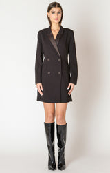 ROBE-BLAZER Black Tape