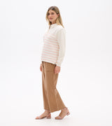 POLO COCO-RAYURES ROSES HATLEY