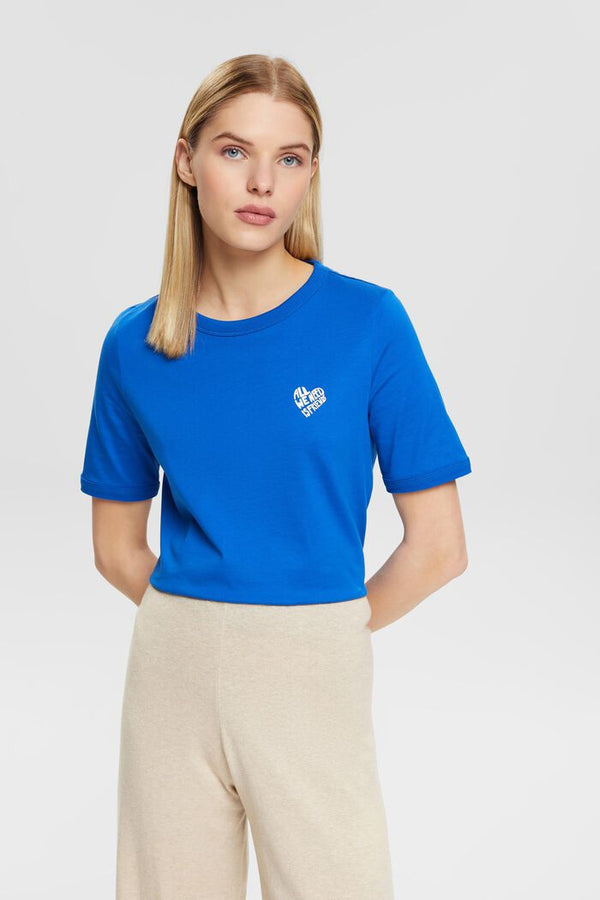 T-shirt en coton All we need is love Esprit