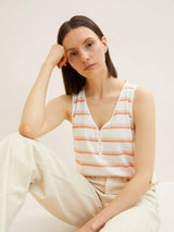 Camisole avec boutons décoratifs Tom Tailor