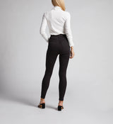 Jeans coupe skinny Infinite à taille haute noir Silver