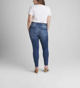 Jeans coupe skinny Infinite à taille haute indigo Silver