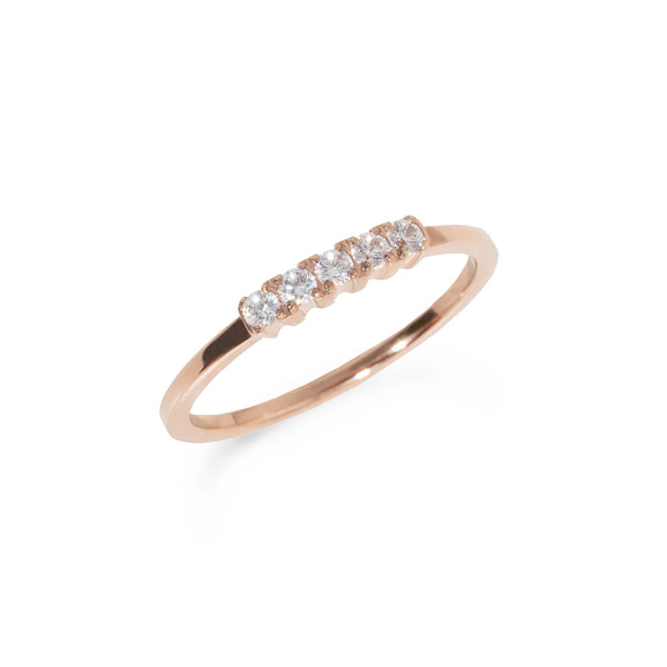 Bague Or Étoile montante Mia Bijoux