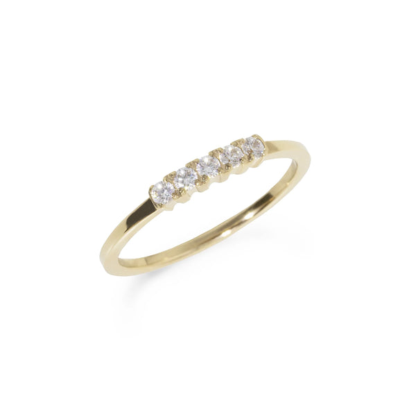 Bague Or Étoile montante Mia Bijoux