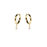 Boucles d'oreilles Or Dormeuses Perle Mia Bijoux