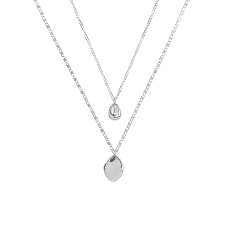 Collier Argent Duetto Mia Bijoux