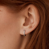 Boucles d'oreilles Argent Dormeuses Stacks Chic de 8mm Mia Bijoux