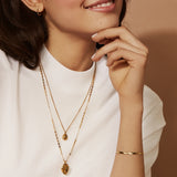 Collier Or Duetto Mia Bijoux