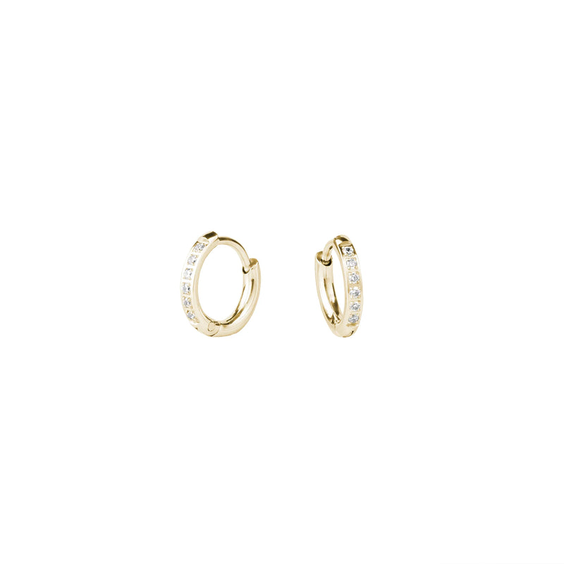 Boucles d'oreilles Or Dormeuses Stacks Chic de 8mm Mia Bijoux