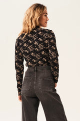 Blouse à motif à manches longues Garcia
