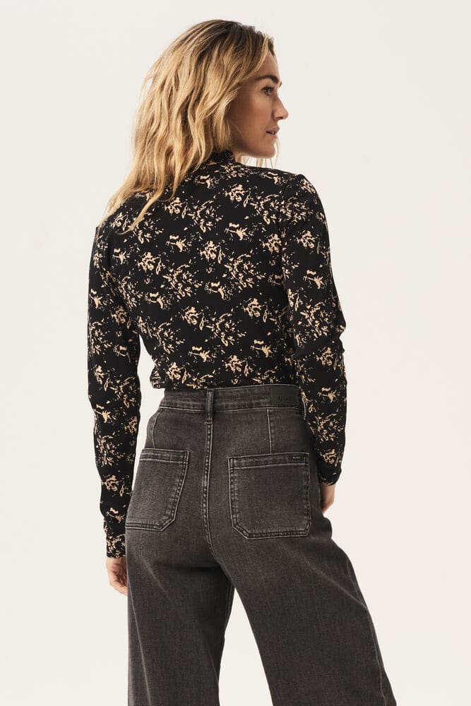 Blouse à motif à manches longues Garcia