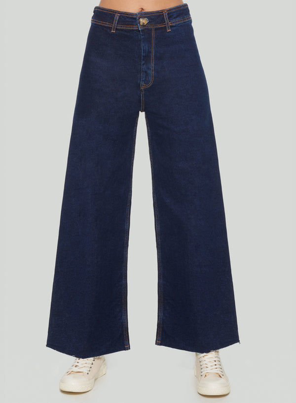 Jeans évasés à taille haute Dex