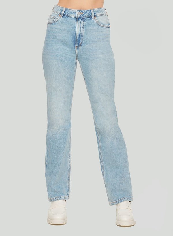 Jeans droit à taille haute Dex