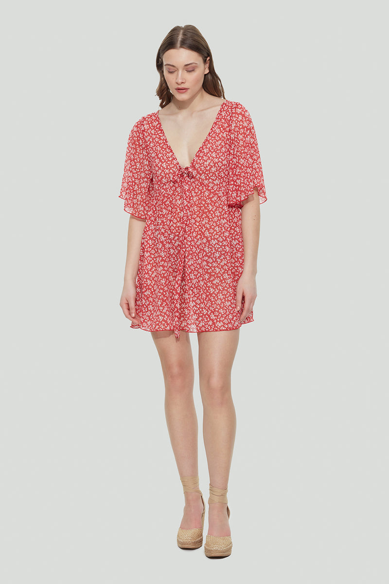 Robe attachée en avant Dex
