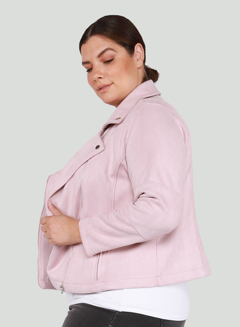 Jacket en faux suède Dex Plus